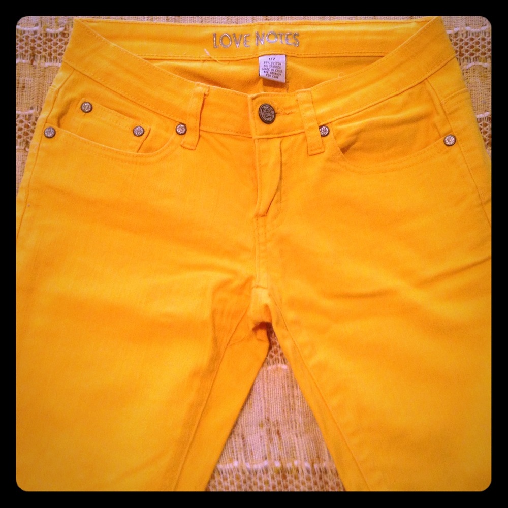 Yellow Skinny Jeans